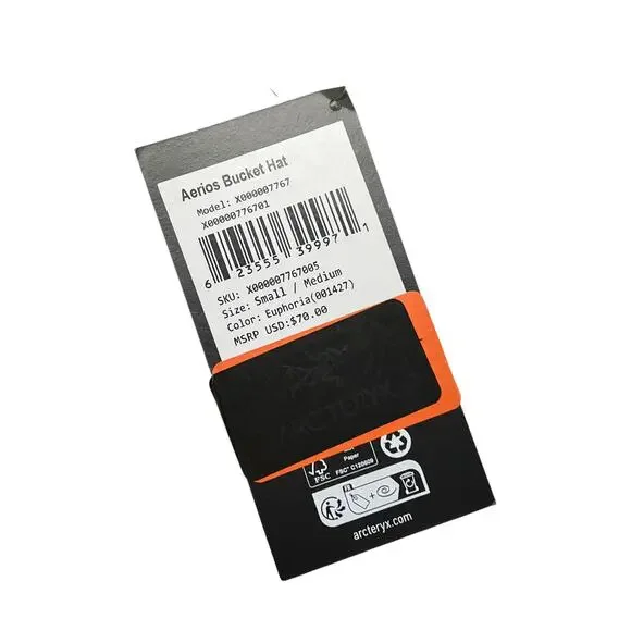 arcteryx aerios bucket hat euphoria neon yellow - Picture 6 of 8